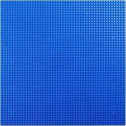 Edu Toys Base Plate Board Blue 50 x 50 Dots/Pegs for Classic Building Blocks Bricks Compatible with All Brands Classic Blocks (Dark Blue)-picture-32