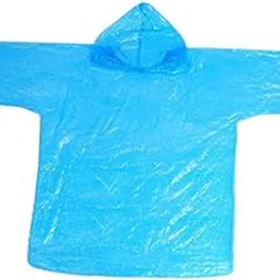 JAZZY PEARLS® Raincoat Portable Hooded Rain Cover for Fishing Blue-Sporting Goods-Outdoor Sports-Camping & Hiking-Clothing-Other Camping, Hiking Clothing-1 Piece Raincoat1 Piece Storage Bag-image-22