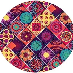 Jazzy Pearls® Elastic Edged Waterproof Backed Fitted Table Cover Cloth Flower 1.2m|Home & Garden | Furniture | Furniture Parts & Accessories-picture-17