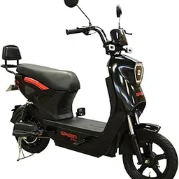 Green Sunny Low Speed Electric Scooter Non RTO 40KM Range Black with Portable Charger -EMI Available-picture-29