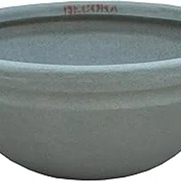 Decora Bloom Round Pot (Stone Grey)(Extra Large)(TCB 70) || Pots for Plants || Polymer || Lightweight || Indoor-Outdoor || Non-Breakable || Plant Directly || (Without Drainage Hole)-picture-43