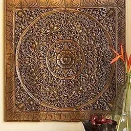 TreeHouse Crafts Wall Panel for Home Decoration| Wooden Wall Decorative Frame | Wall Decor Wooden Frame for Living Room, (Antique Brown, 3 X 3 Feet)-picture-13