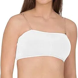 plumbury Cotton Padded Tube Bra for Women, Size M to XL-picture-30
