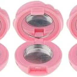 JAZZY PEARLS 3PCS Empty Makeup Palette Powder Eyeshadow Blush Lip Gloss DIY Case Pink-image-93
