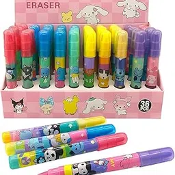 Pen-Style Push Eraser for Kids (Pack of 24), Stationery Return Gift for Kids All Age Group, Unisex Party Favor for Boys and Girls-picture-17