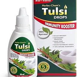 Herbo-Chem's Tulsi Drops an Ayurvedic Immunity Booster 30 ml x 2 pack-image-77