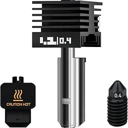 Sahvaim Upgraded 0.4mm H2D Hotend Kit for Bambu Lab H2D Combo/AMS 2 Pro/A1/A1MINI 3D Printer, High Temp and Quick Swap Hardened Steel Nozzle Replacement 3D Printer Extruder with 1Pcs 0.4mm Nozzle-picture-31