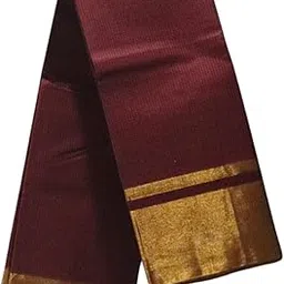 nb cotton world Venkatagiri Pure Cotton Saree in Teal Green Checkered Pattern with Gold Zari Kaddi Border (Without Blouse Piece)-picture-10