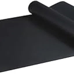 FlowLife Premium Yoga Mat - 5mm Thick, Extra Wide & Long, Non-Slip Natural Rubber Base & PU Top, Anti-Tear, Ideal for Yoga, Pilates, and Fitness -(Frosted Black)-image-30