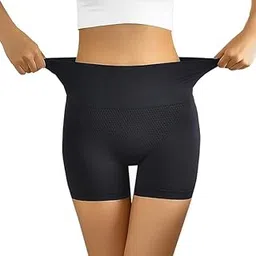 Women's Cotton Ice Silk Safety Pants Mid Waist Seamless Anti-Slip Non-Curling Shorties/Underskirt Shorts-picture-38