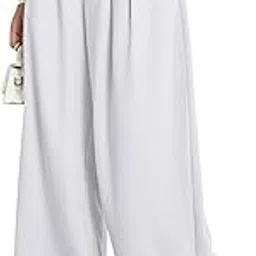 Trousers for Women High Waist | Wide Leg Trousers | Office Wear Pleated Korean Pants for Women's | Elegant Formal Pants-image-84