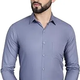 indian needle Cotton Solid Formal Shirt for Mens-picture-57