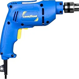 Goodyear Electric Drill Machine for Home Use | Multipurpose Heavy Duty (10mm) 500W Corded Variable Speed Drilling Machine, Reversible, DIY Use for Masonry, Steel & Wood, Compact, Power Tools-image-63