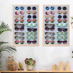 club bollywood CLUB BOLLYWOOD® 8 Slots Eyeglasses Display Storage Box Wood Jewelry Organizer Home GadgetHealth & Beauty | Vision Care | Eyeglass Cases | Eyeglass Cases | Eyeglass Cases | Eyeglass Cases image 1