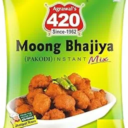 Agrawal's 420 Moong Bhajiya Mix | Healthy & Authentic Instant Snack Ready in 10 Minutes | Tasty & Crispy Bhajiya With No Preservatives & Artificial Colors | Pack of 1, 300G Each-picture-20