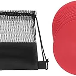 Bnf® 10x Spot Markers Floor Dots Non Slip Flat Cones for Soccer Basketball Sports Red|Training Aids|Sporting Goods-picture-14