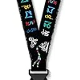 wanderlooms Satin Printed Long Lanyard Biker Keychain Detachable Key Chain Tags for Bike Rider Cars Home (Pack of 1)-picture-47