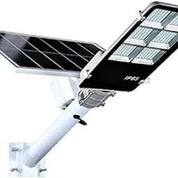 FOS Solar LED Street Light 200W with 30000 mAh LiFePO4 Battery, Remote Control, Solar Panel and Wall Mounting Bracket (Cool White 6500k, IP65 Weather-Proof, All-Metal Body, 2-Years Warranty)-image-58