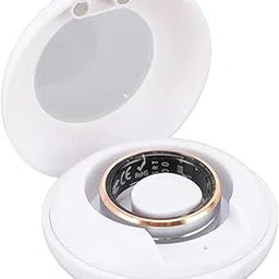 Fitness Tracker Smart Ring for Men & Women, Health Tracker with Calorie Tracking Montor, Step Counter for Walking, Anillo Inteligente para Hombre for Gift (Silver and Gold) (7)-picture-19