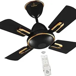 Jupiter Cyclone 4 Blades BLDC Motor 600 mm | Energy Efficient 5 Star Energy Saver | High Speed Decorative Ceiling Fan Remote Controlled Black & Gold-picture-16