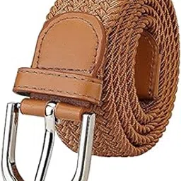 veteran Men's Women's Stylish Stretchable Polyester Blend Belt Free Size Fit on Upto 34inch Waist(Elastic Belt-V503-Ind)-picture-18