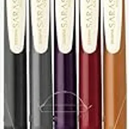 Zebra Technologies Sarasa Clip 0.5 Retractable Gel Ink Pen, Rubber Grip, 0.5 Mm, Vintage Colors, 5 Color Ink (Jj15-5C-Vi2), Ink Assorted-picture-47