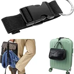 piercing Luggage Straps for Suitcases, Luggage Strap, Luggage Connector Straps 1-Pack Adjustable Travel Attachment image 1