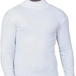 Men's Ribbed Turtleneck Sweater, 100% Cotton, Army Green-image-64