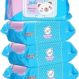 Steps Soft N SILKY Wet Baby Wipes With Lid, 100 Count (PACK OF 4)-picture-31