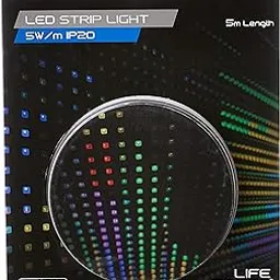 Panasonic 25W LED Strip Light, 12V DC 5 Metre Strip Light, IP20 Cool White LED Strip Light for Home Decoration, Diwali Decoration, New Year Deco (Pack of 2)-image-8