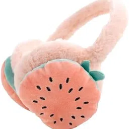 jurni Fruit Design Watermelon Earmuff Soft And Comfortable | Winter Outdoor Adjustable Ear Muffs Warmer for Men and Women Pack of 1-picture-22
