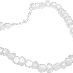 ovana Pure Shell Pearl Necklace | 925 Sterling Silver Hallmarked Lock | Gifts for Girlfriend | Gift for Sister, Bhabhi | Gifts for Women and Girls | Gift for Her-picture-56