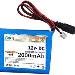 SR Energy12V Li-ion 18650 Lithium ion Rechargeable Battery Pack 3S 11.1V 12.6V Battery Pack for Power Bank, Bluetooth Speaker, IoT, and Industrial Applications (12v 2000mAh Li-ion Battery)-picture-24