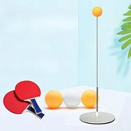 MERISHOPP Ping Pong Balls Paddles Set Sturdy High Resilience Table Tennis Training Kit | Sports Equipment | Outdoor Sports Gear | Exercise Gear-image-60