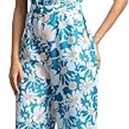 Women's Cotton Printed Jumpsuit (913-O)-image-3