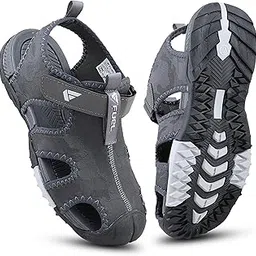 Fisherman Sandals for Men Comfortable, Flexible & Breathable Stylish Casual Sandals Protective Bump Toe Perfect Outdoor Beach Anti-Skid Sports Footwear For Gents (Soldier-12)-image-15