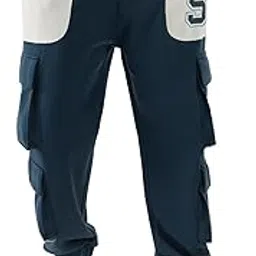 the souled store Varsity Utility Men and Boys Pull On Cotton Oversized Joggers-picture-20