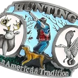 Retro Belt Buckle Metal Western Cowboy Jewelry - Huntsman | Mens Accessories | Belt Buckles-image-36
