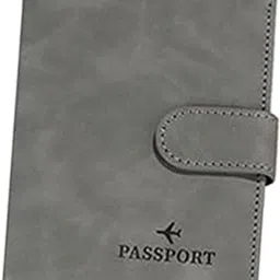 loom tree Passport Cover Holder Travel Passport Case for Woman and Man Travel Business Grey-picture-19