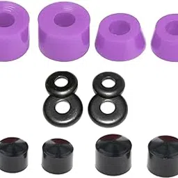 UJEAVETTE Skateboard Bushing Replacement Cups Washers Longboard Rebuild Kit Purple-picture-15