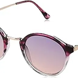Womens Round Uv Protected Sunglasses-image-19
