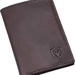 urban crew Men Full Grain Leather Slim Small Thin Wallet Front Pocket Design Bifold RFID Blocking Card Holder Wallet Genuine Leather-picture-17