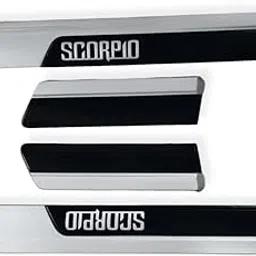 VANSH TRADE Scorpio Classic Premium Side Cladding, Silver & Black ABS Plastic, Set of 4 Pcs-picture-12