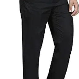 mc henry McHenry Men's Solid Formal Regular Fit Wrinkle Free PolyViscose Trousers-picture-19