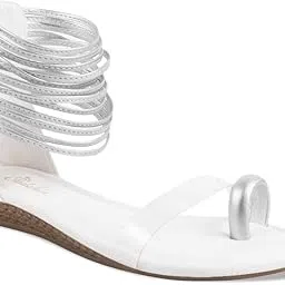 Flats Gladiator Women Sandals, Zip Closure High-Tops flatform Sandal For Ladies-image-10