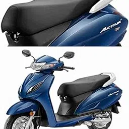 Leather Black Seat Cover for Activa, Fitted on All Model of Activa scooty 3G/4G/5G/6G Rope Fitted for (110 cc)-picture-13