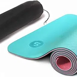 Bodyband Yoga Mat for Women and Men with Cover Bag TPE Material-image-0