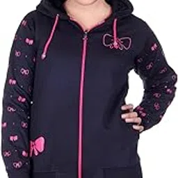 goodluck Women's Sweatshirt with Hoodies, Fleece Material Full Sleeves,(Pack of 1)-picture-23