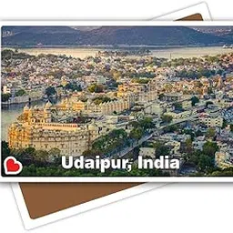 Udaipur India Rectangle Multicolour Fridge Magnets Travel Lovers Souvenir 3x2 inch, 3mm | Kitchen, Home Office Decorative Refrigerator-picture-10