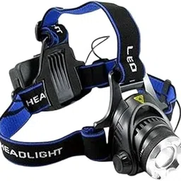 VGMAX High Power Long Range LED Zoom Head Lamp Head Light Atomic Beam Rechargeable Head Torch Water Resistant for Camping/Cycling/Caving and More-picture-18